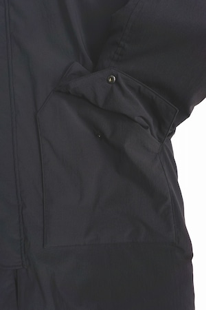 Nylon Padded Hoodie Coat