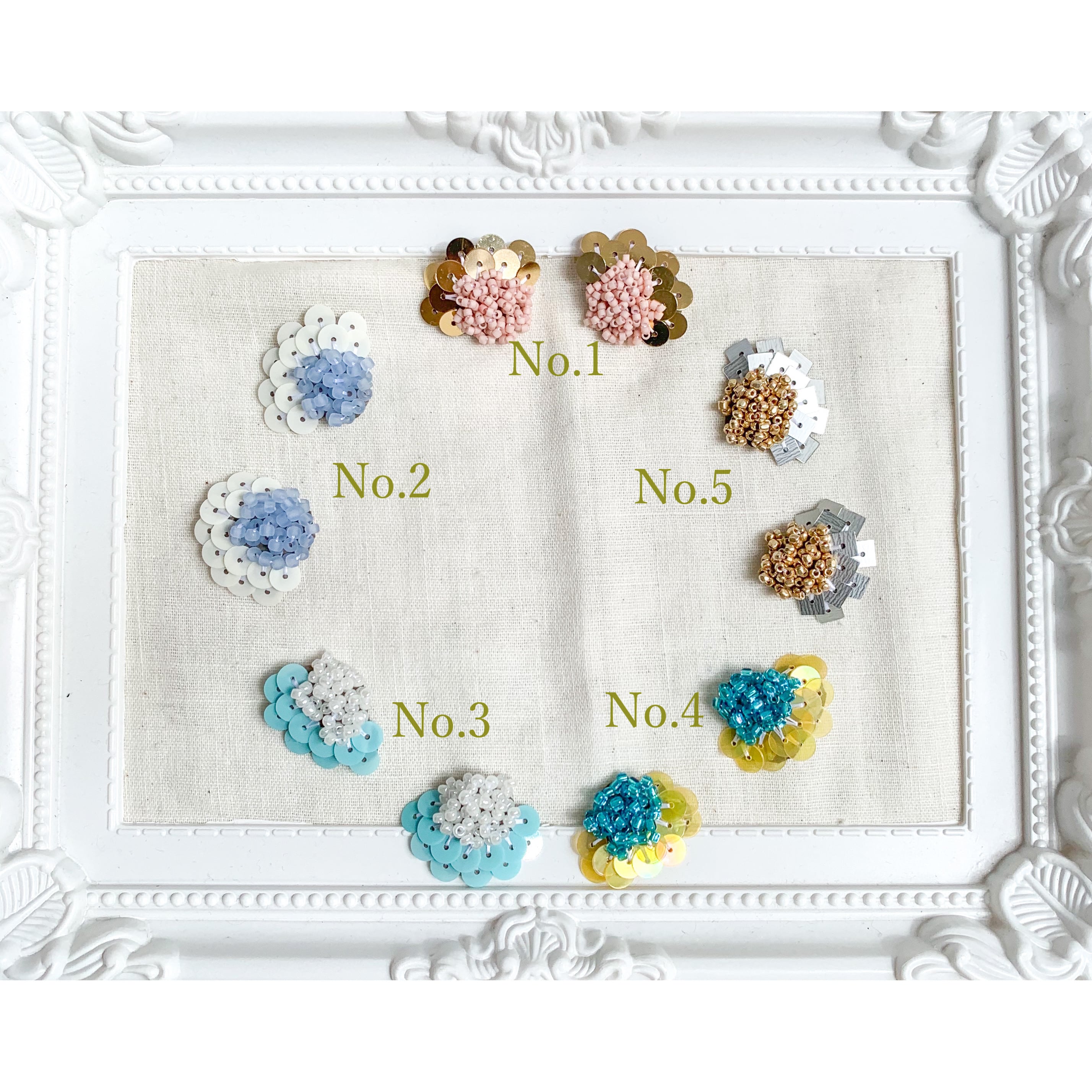 No.389 わしゃわしゃビーズ刺繍 No.389 わしゃわしゃビーズ刺繍