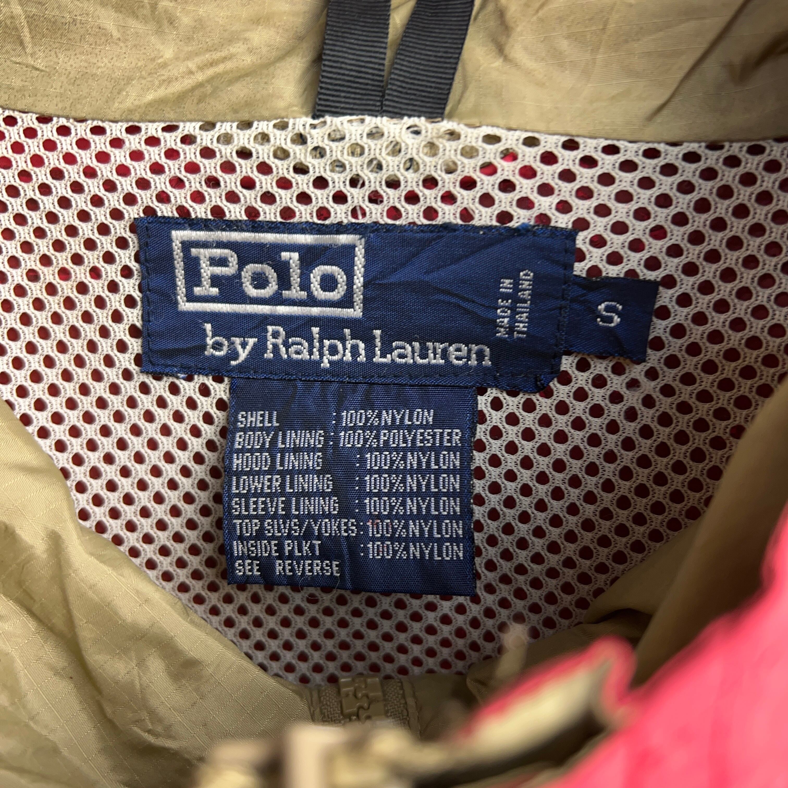 90's Polo by Ralph Lauren HI-TECH Nylon Jacket SIZE S 90年代 90's Polo by Ralph Lauren HI-TECH Nylon Jacket SIZE S 90年代