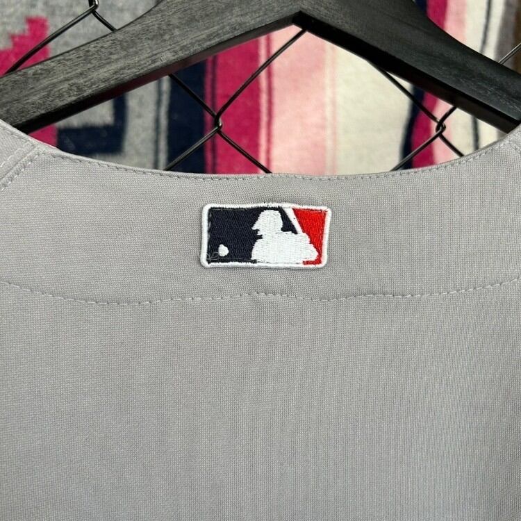 90s- MLB ニューヨークヤンキース ゲームシャツ ベースボールシャツ