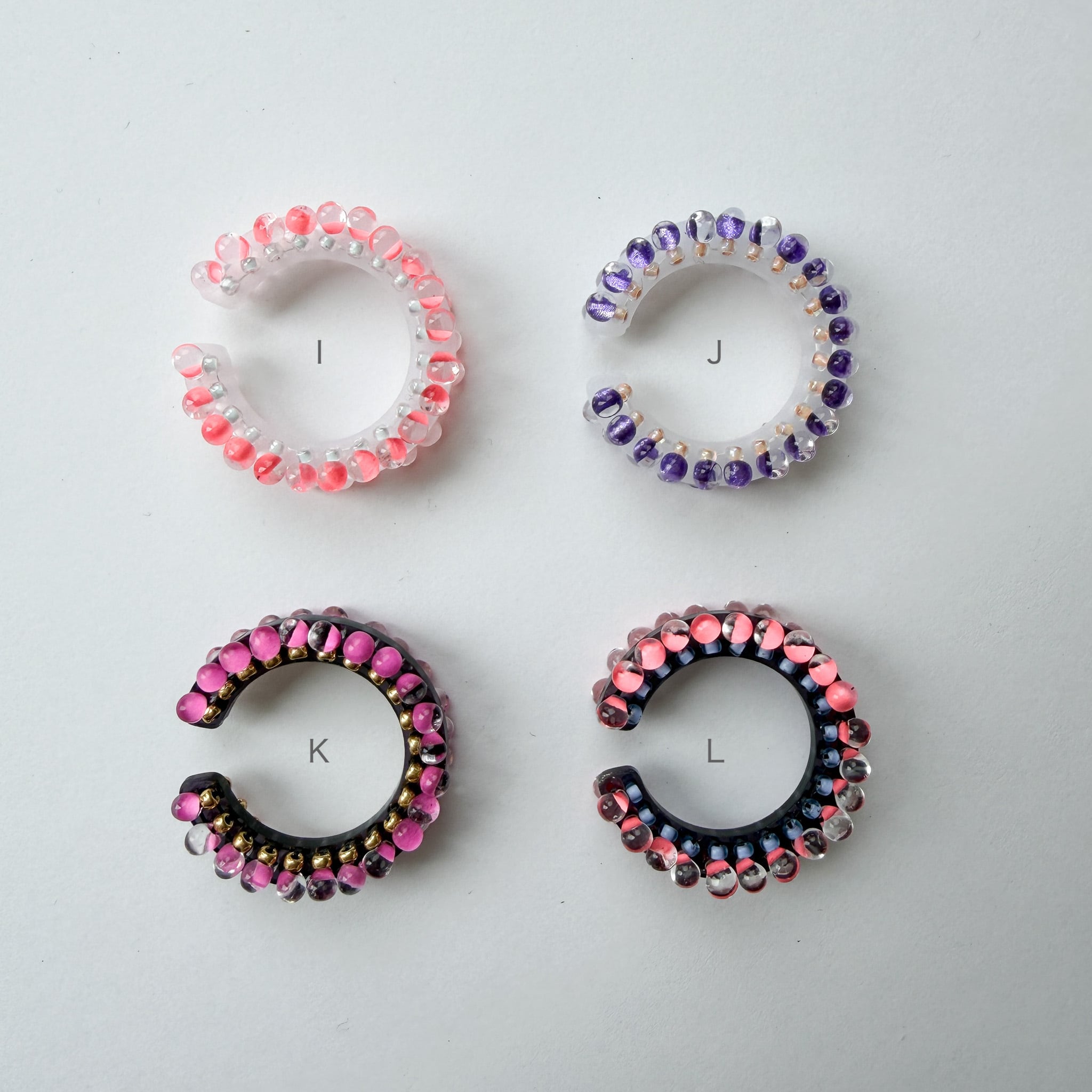 puzzle ring ear cuff L  [I-L]