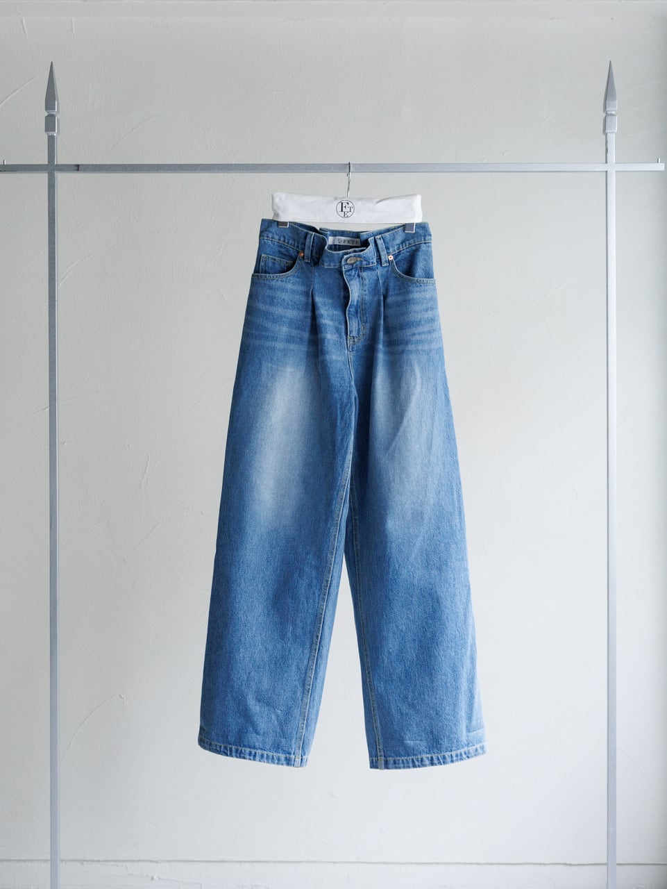 fete♡Tucked Denim Pants タックデニムパンツ S 6/19Fri.20Sat.NAGOYA POPUP再販開始!!】Tucked Denim Pants タック
