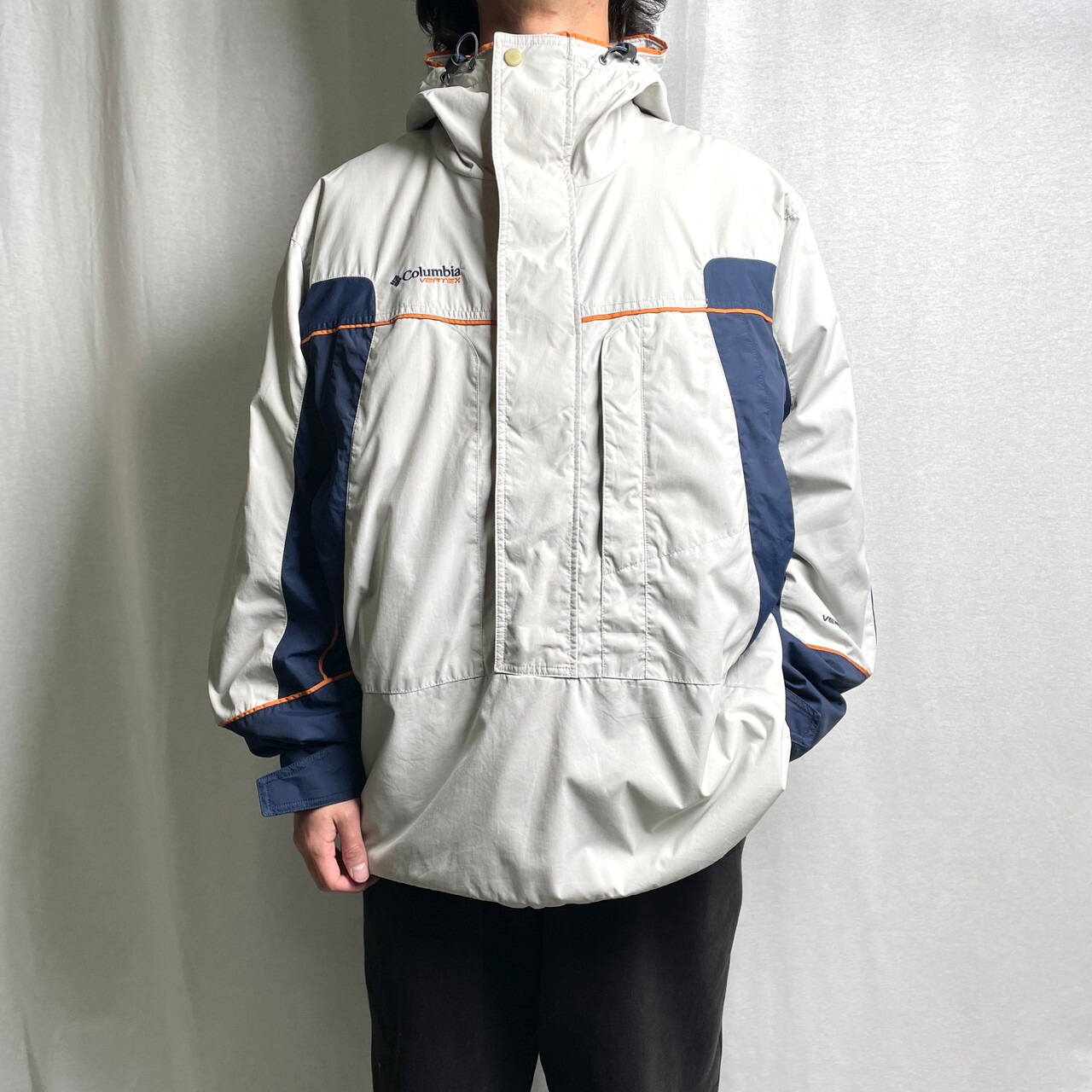 00年代 Columbia コロンビア VERTEX ナイロンアノラックパーカー 