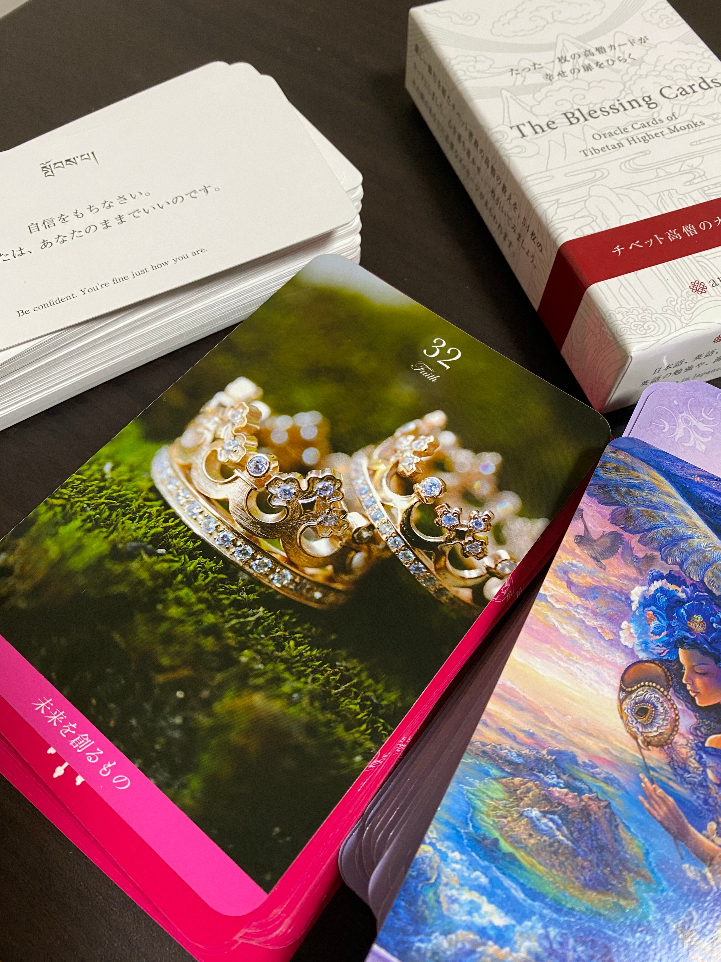 ザ・ブレッシングカードThe Blessing Cards オラクルカード緋白 チベット高僧のオラクルカード The Blessing Cards 緋〈新装版〉（2023