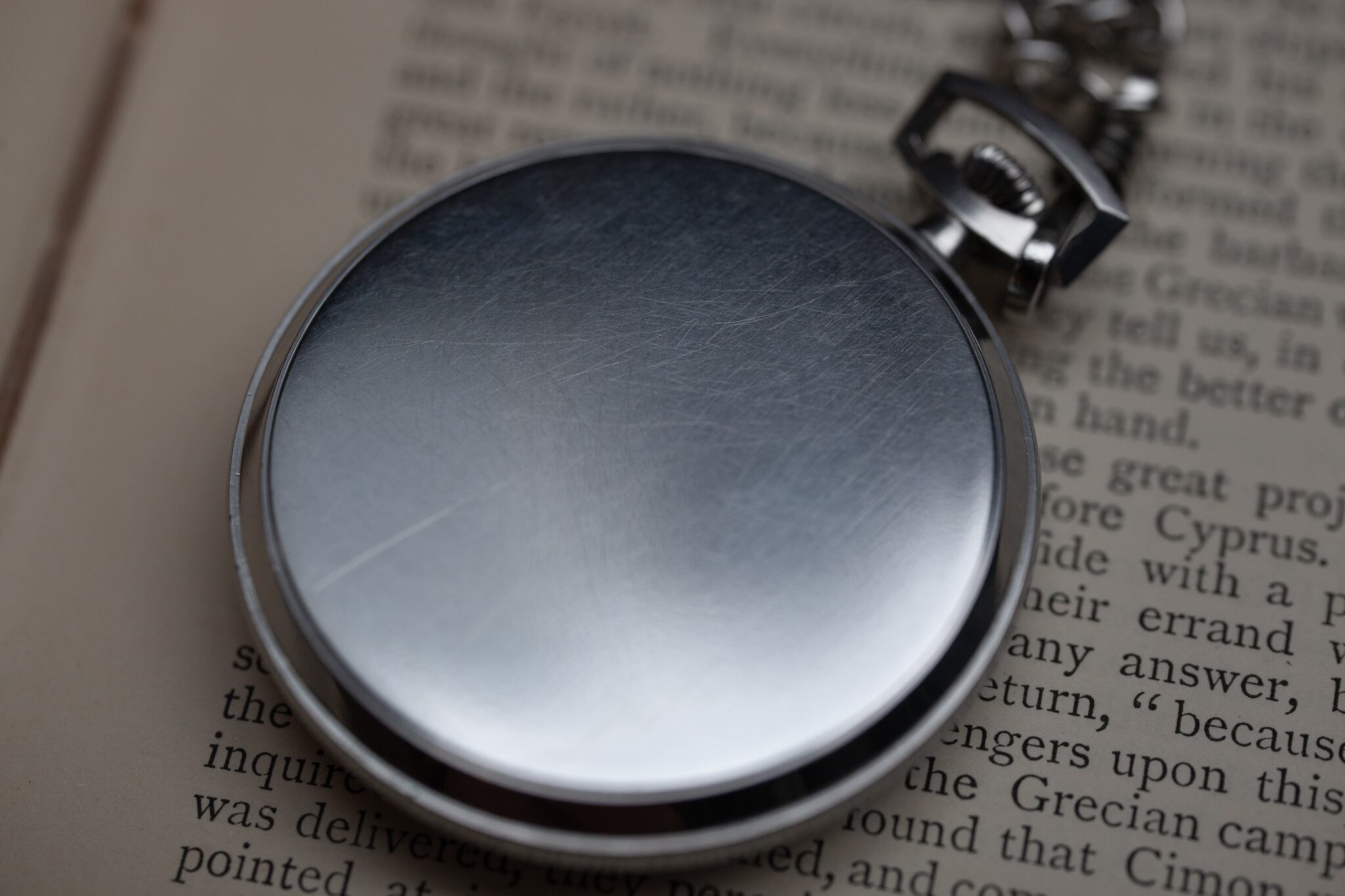 OMEGA】1930's オメガ 懐中時計 フルステンレス アール・デコスタイル