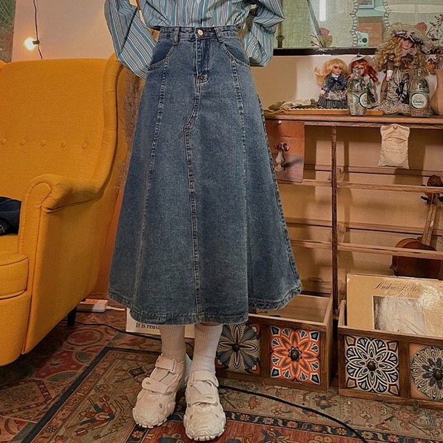 ​Retro Denim Skirt（レトロデニムスカート）p064