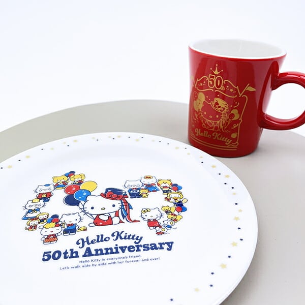サンリオ ハローキティ 50th プレート 食器 日本製 Sanrio
