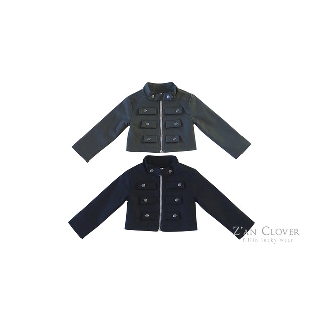 【予約】ZC  21.ナポレオンジャケット Autumn 女の子　小学生　韓国子供服　海外ファッション　Z'an　CLOVER　韓国ブランド　韓国ファッション　子供服
