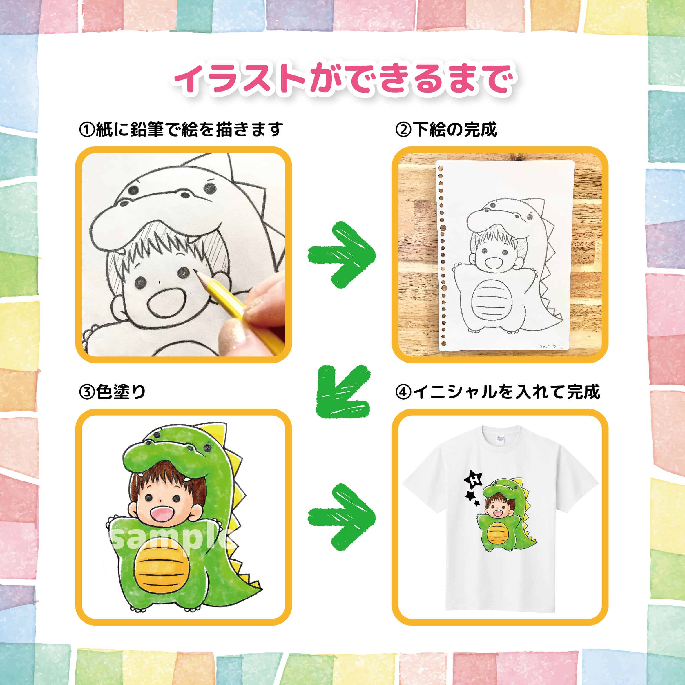 Tシャツにイラスト描いてます。 Tシャツ用イラスト描きます ロック 