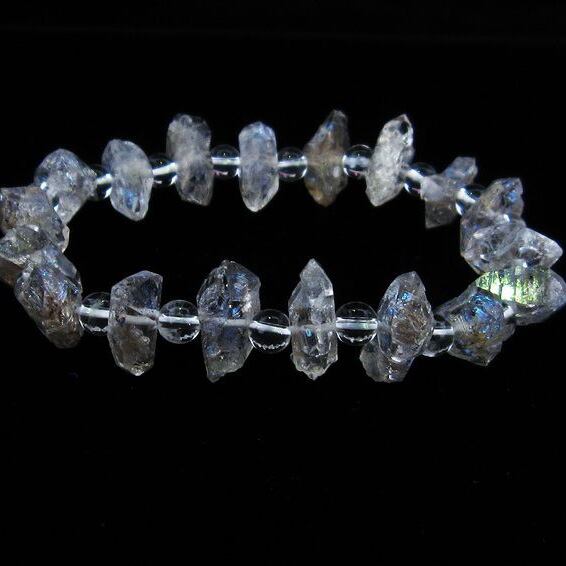 オイルインクォーツ ブレスレット 石油入り水晶 ブレス 一点物 おまかせ便 111-33567