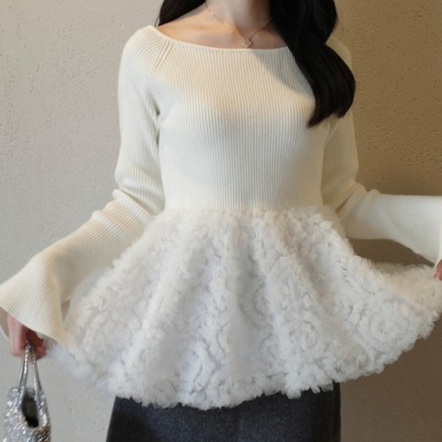 Rosé Peplum Top