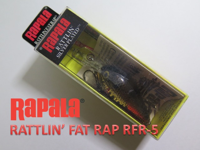 Rapala RATTLIN' FAT RAP RFR-5 ラパラ　ラトリン　ファットラップ　GOLD BLACK  F-L81-09