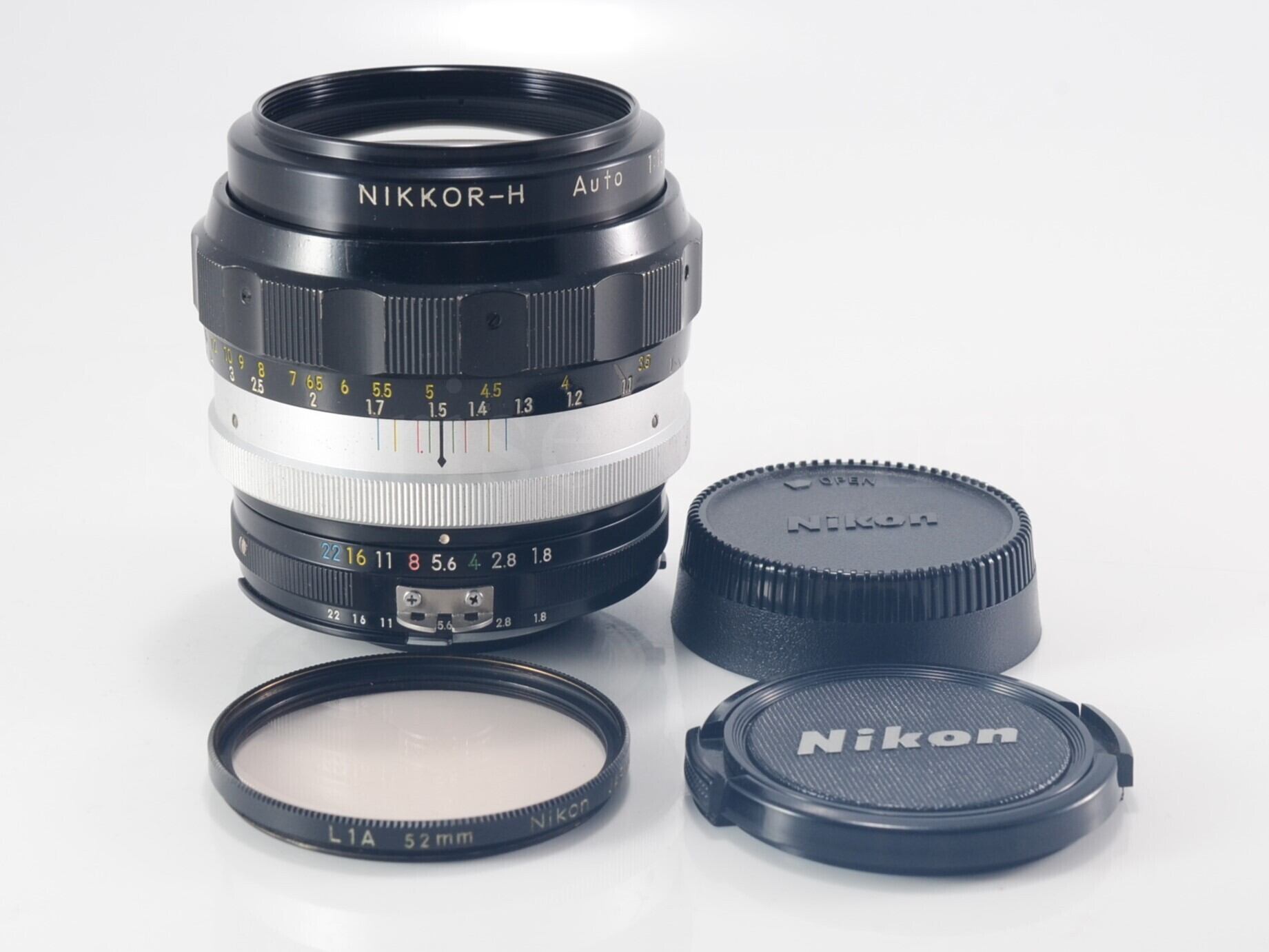 Nikon ニコン Nikkor-H Auto 85mm f1.8 Ai改 Nikon Ai改 Nikkor H Auto 85mm F1.8 ニコン 中望遠単焦点レンズ