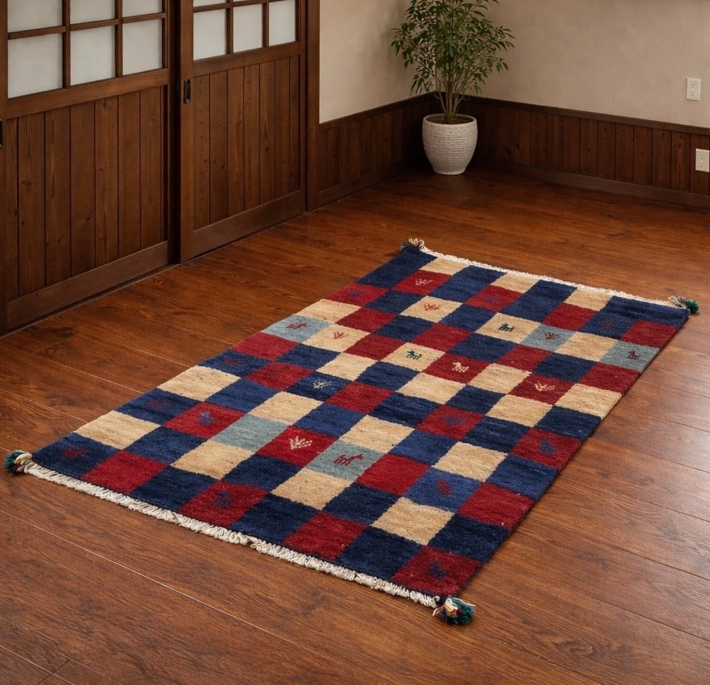 ペルシャギャッベ (ギャベ) 玄関マット No:GP-444 | A's Rug(エーズラグ) ペルシャギャッベ (ギャベ) 玄関マット No:GP-444 | A's Rug(エーズラグ)