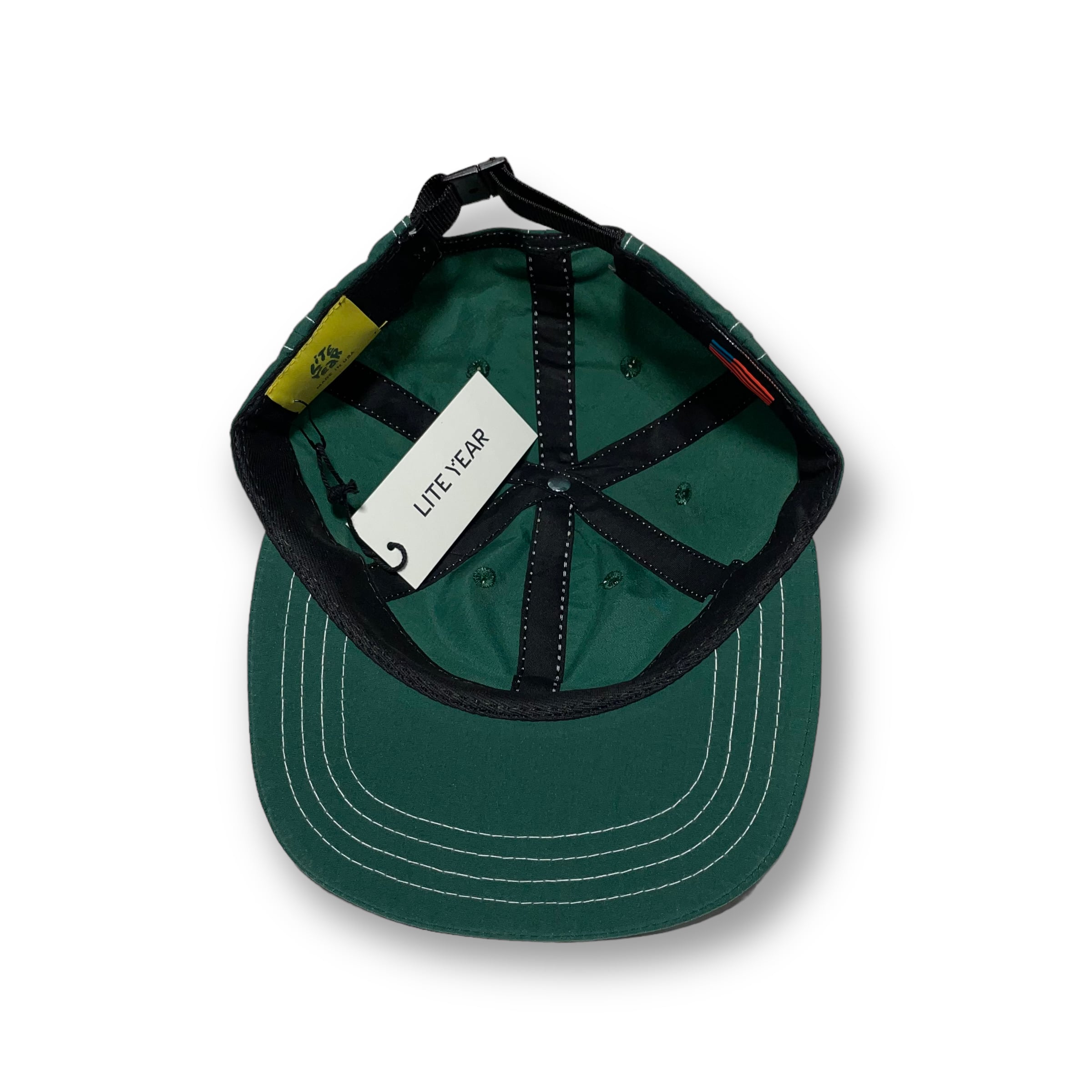 Lite Year - 6 Panel Cap Japanese Nylon Taffeta - Green | REVERSE STORE