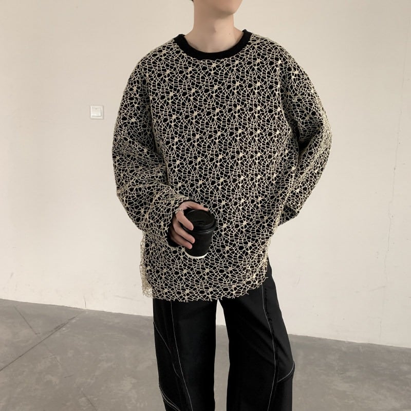 ジオメトリックオーバーサイズプルオーバー 1color MTO0349