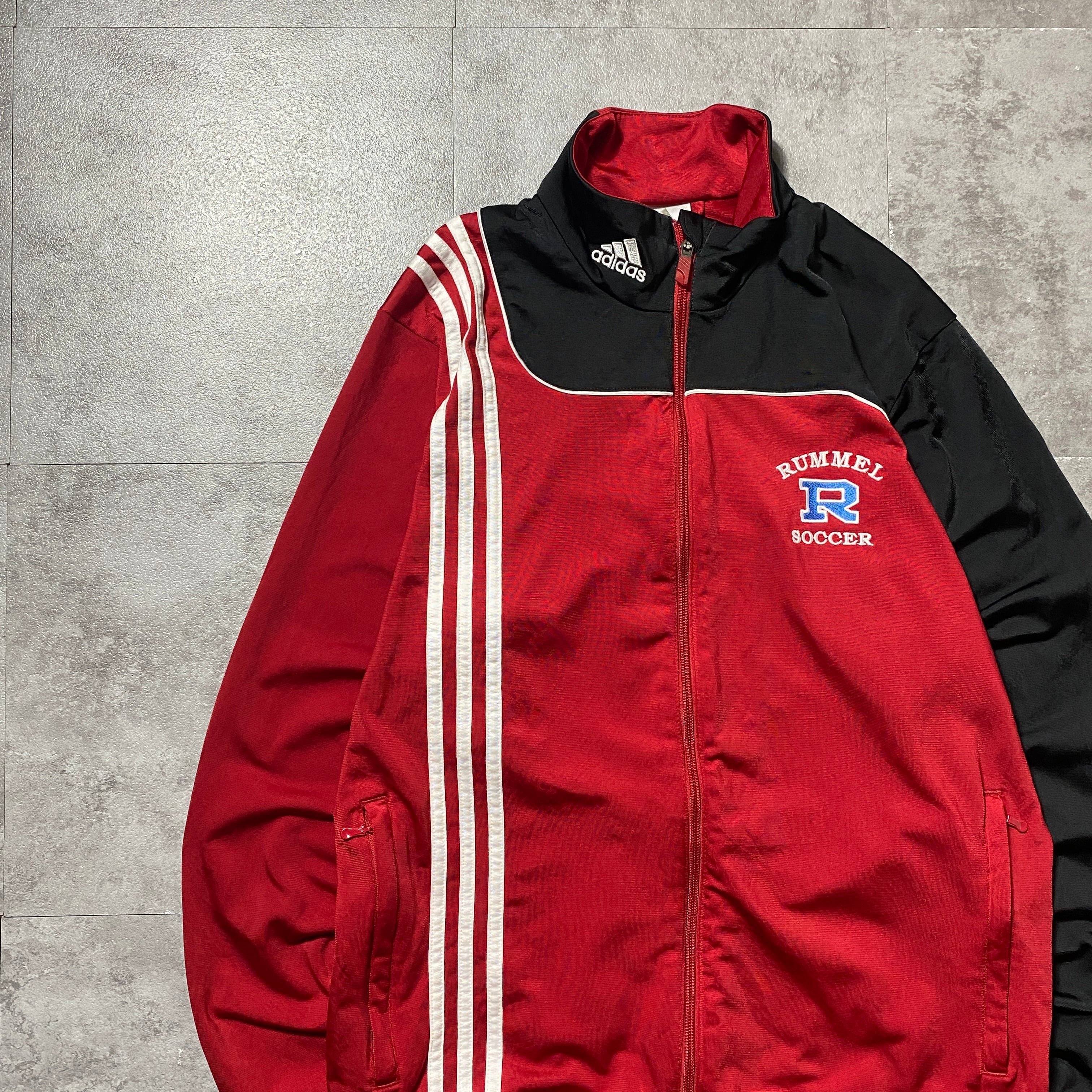 00's adidas アディダス 刺繍ワンポイント パフォーマンスロゴ サイド