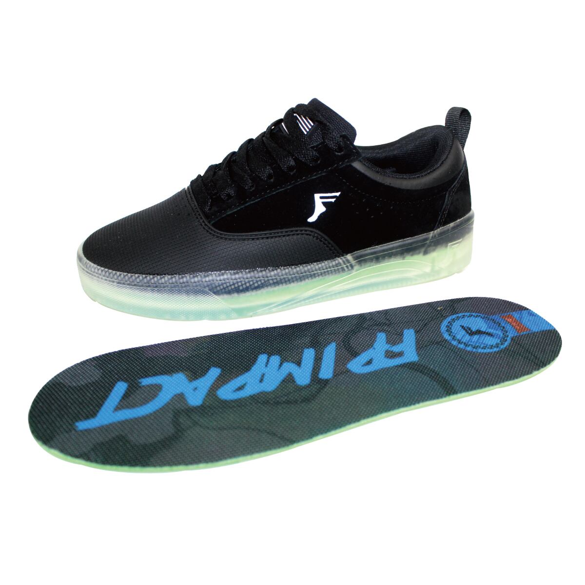 FP FOOTWEAR INTERCEPT BLACK ICE (FP INSOLES KING FOAM ELITE INSOLES MID