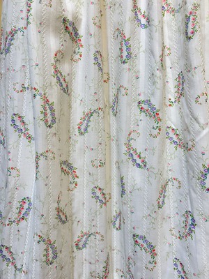 60's70's flower print dress
