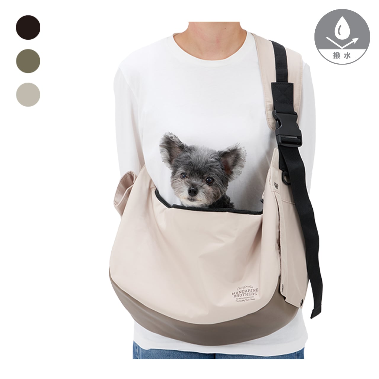 マンダリンブラザーズ　スリーブショルダーバック　ブラック　現行品 SLEEVE SHOULDER BAG スリーブショルダーバッグ マンダリンブラザーズ
