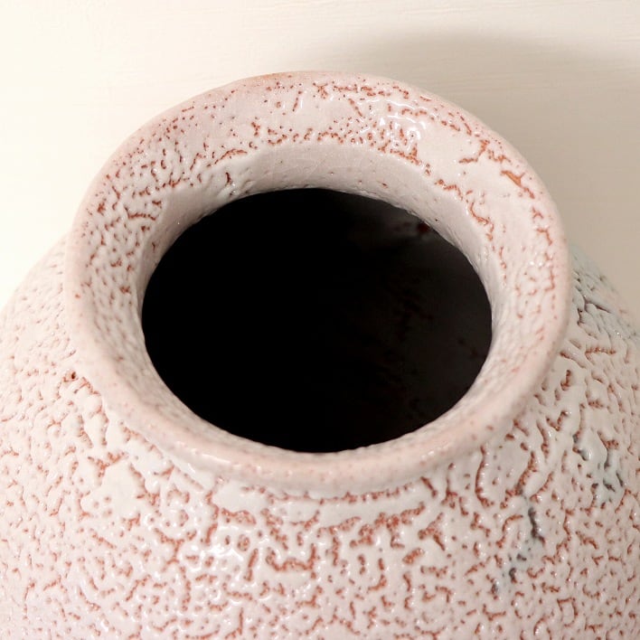 美濃焼・桃山陶・仙太郎窯・安藤工・志野花生・花瓶・No.190518-006