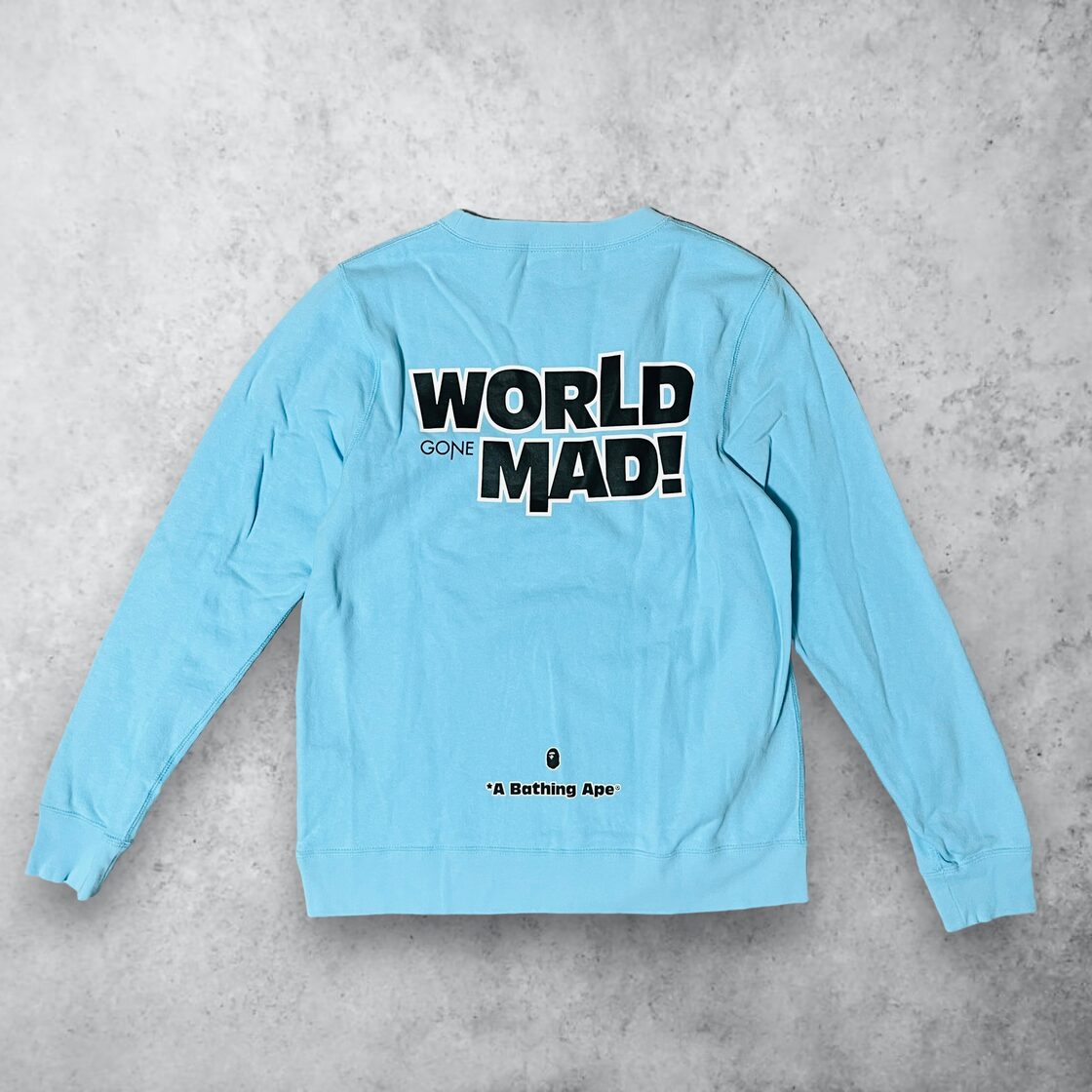 a bathing ape soldier wgm アベイシングエイプ クルーネック 