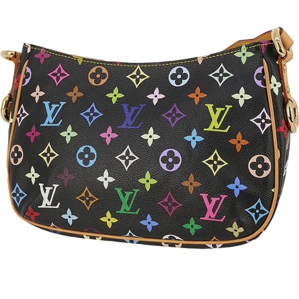 LOUIS VUITTON ルイヴィトン ショルダーバッグ ロッジPM ブラック 黒 M40054 モノグラムマルチカラー    ノワール マルチカラー ゴールド金具 レディース【中古品】 質屋かんてい局オンラインショップ / 細畑店 LOUISVUITTON 【ルイ