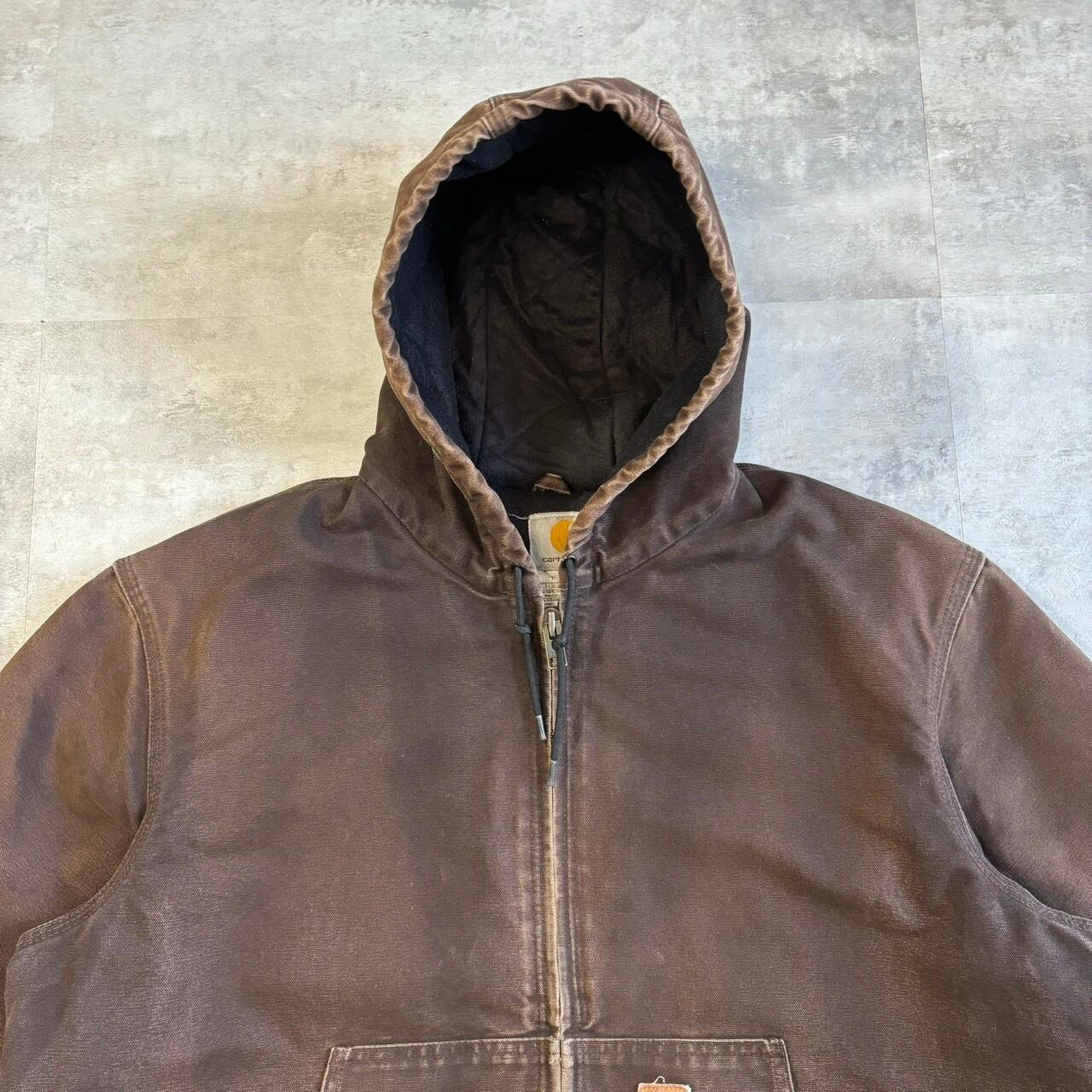 Carhartt アクティブジャケット ブラウン L ハチノス No.1476 | Pay ID