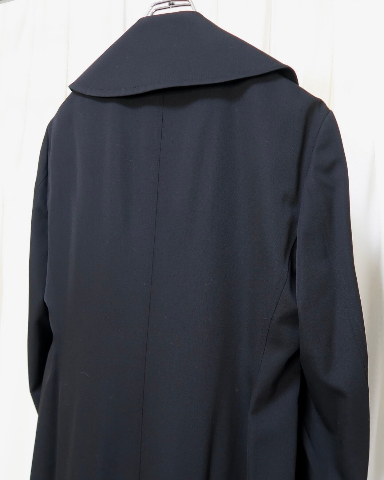 YASUSHI DOI ブラック ロングコート 1990s YASUSHI DOI zip design long coat | gamustore