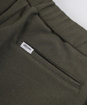 【#Re:room】EMBOSS LOGO STRETCH RIB WIDE PANTS［REP199］