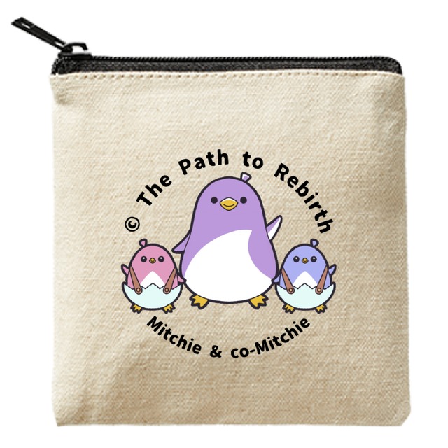 ライトキャンバスフラットポーチA-1(SS) | みっちーSTORE ペンギンの足