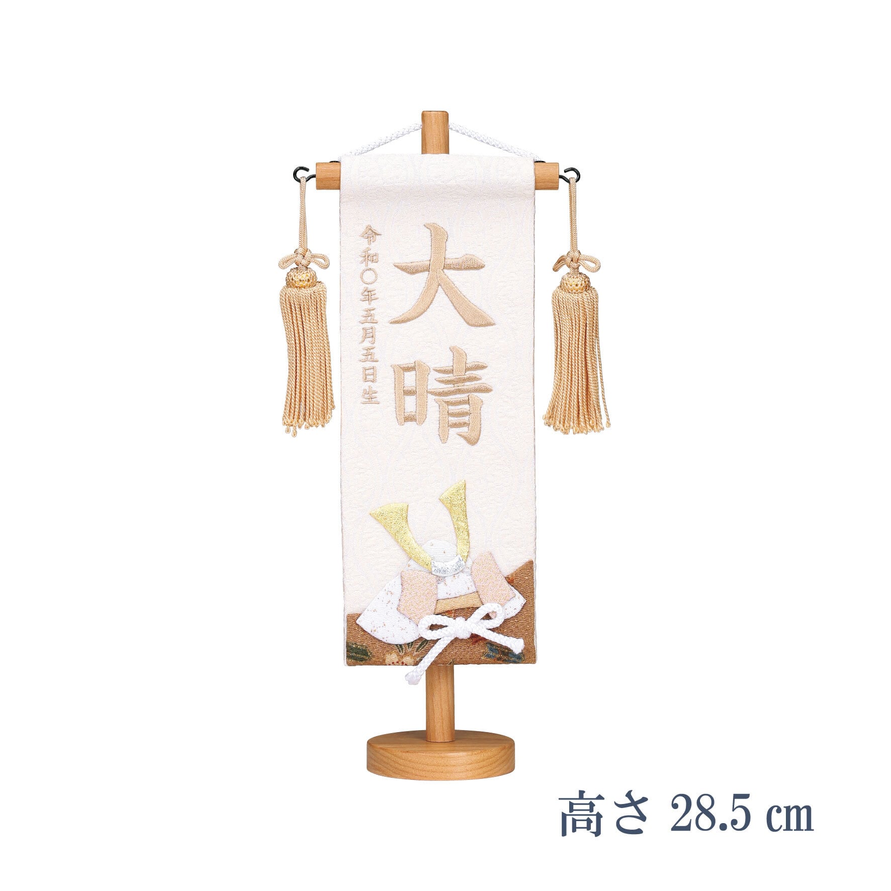 雛人形と兜の押絵色紙が付いた掛軸 PAN-LH179 端午の節句 ちりめんキット パナミ 押絵豆色紙 五月兜 (袋