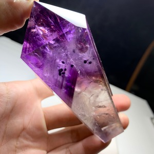 7.虹有り♪希少☆ロマネシュ鉱入り・色合い美麗☆アメジスト ポイント