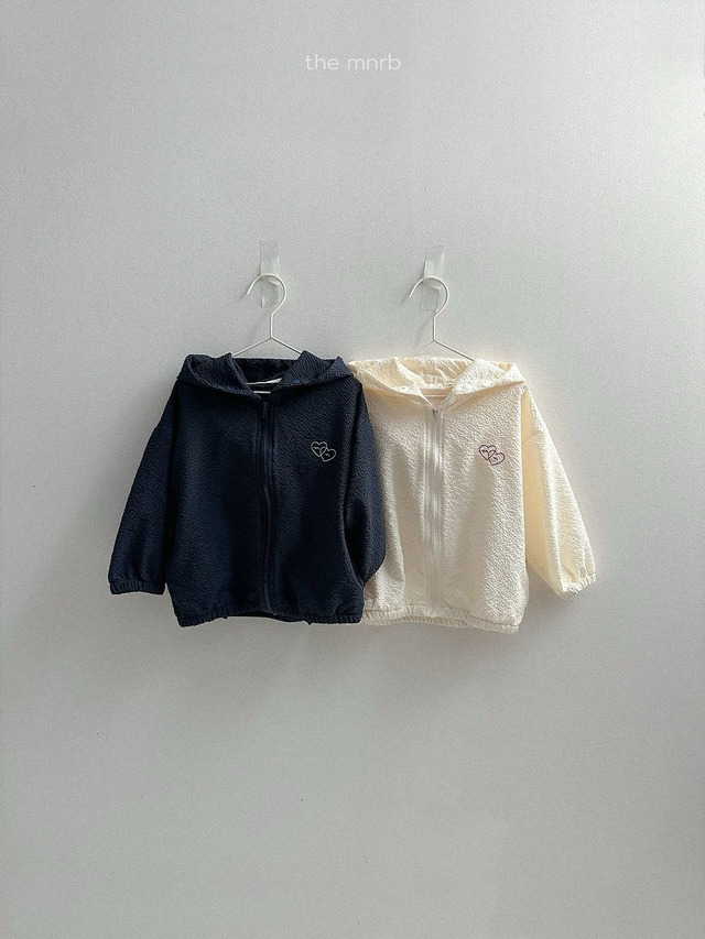 〘予約〙minirobe / ripple hood jumper