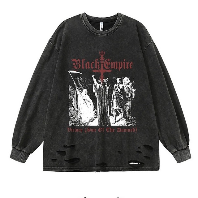 グラフィックデザイン　ロングTシャツ　00093