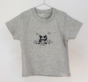 パンダびる　刺繍Tシャツ（ジュニア）