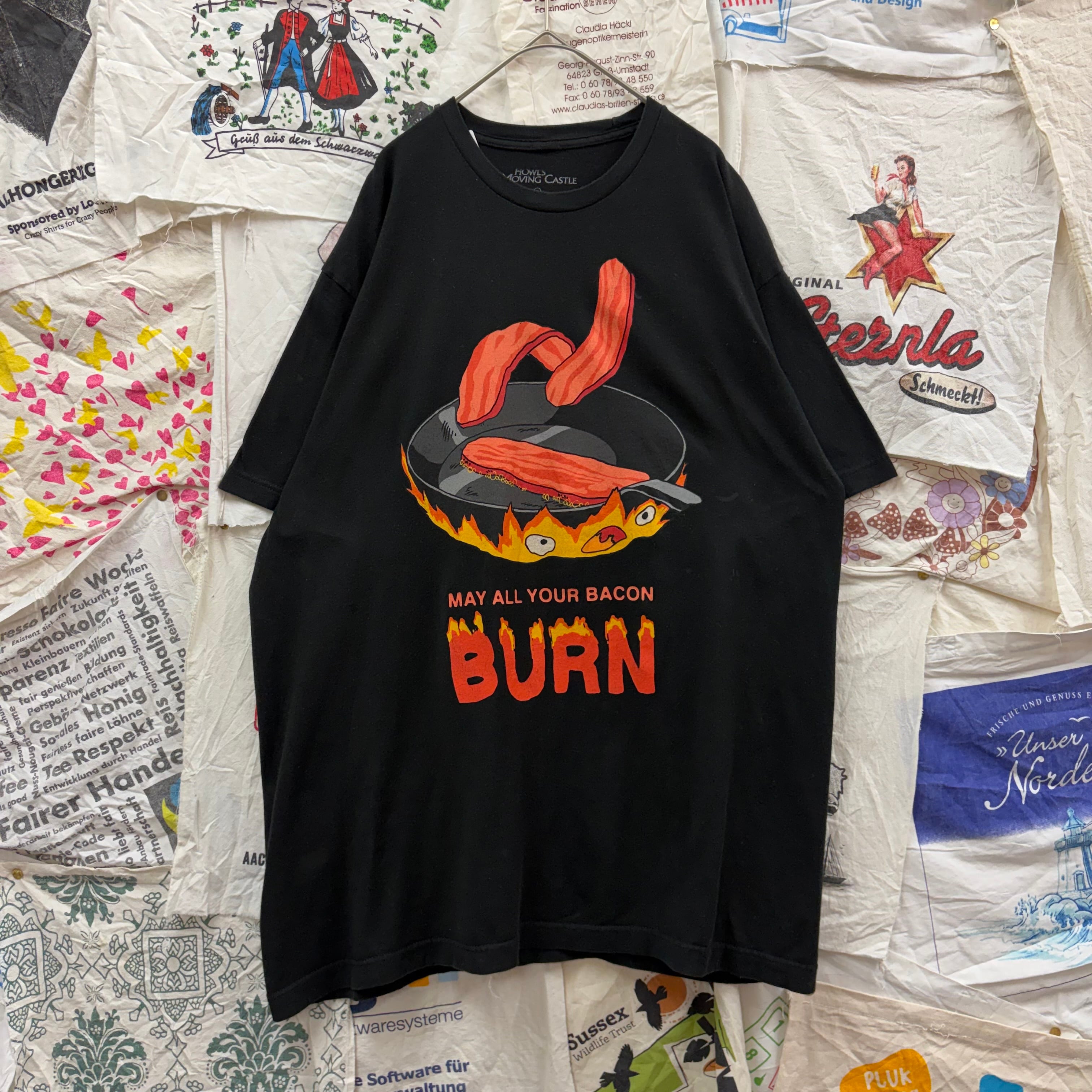 ハウルの動く城 カルシファープリントTシャツ | 古着屋PENNY