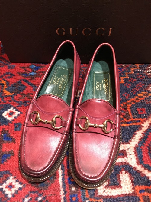 .GUCCI LEATHER HORSE BIT LOAFER MADE IN ITALY/グッチレザーホースビットローファー 2000000030715