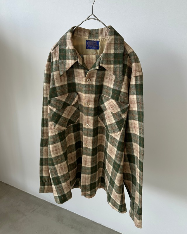 -Pendleton- Vintage 70s L Board Shirt made in USA
