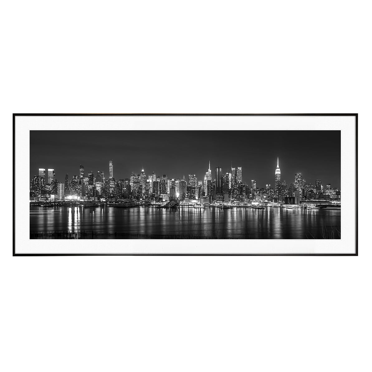 夜景写真 アメリカ ニューヨーク マンハッタンの夜景 インテリアアート