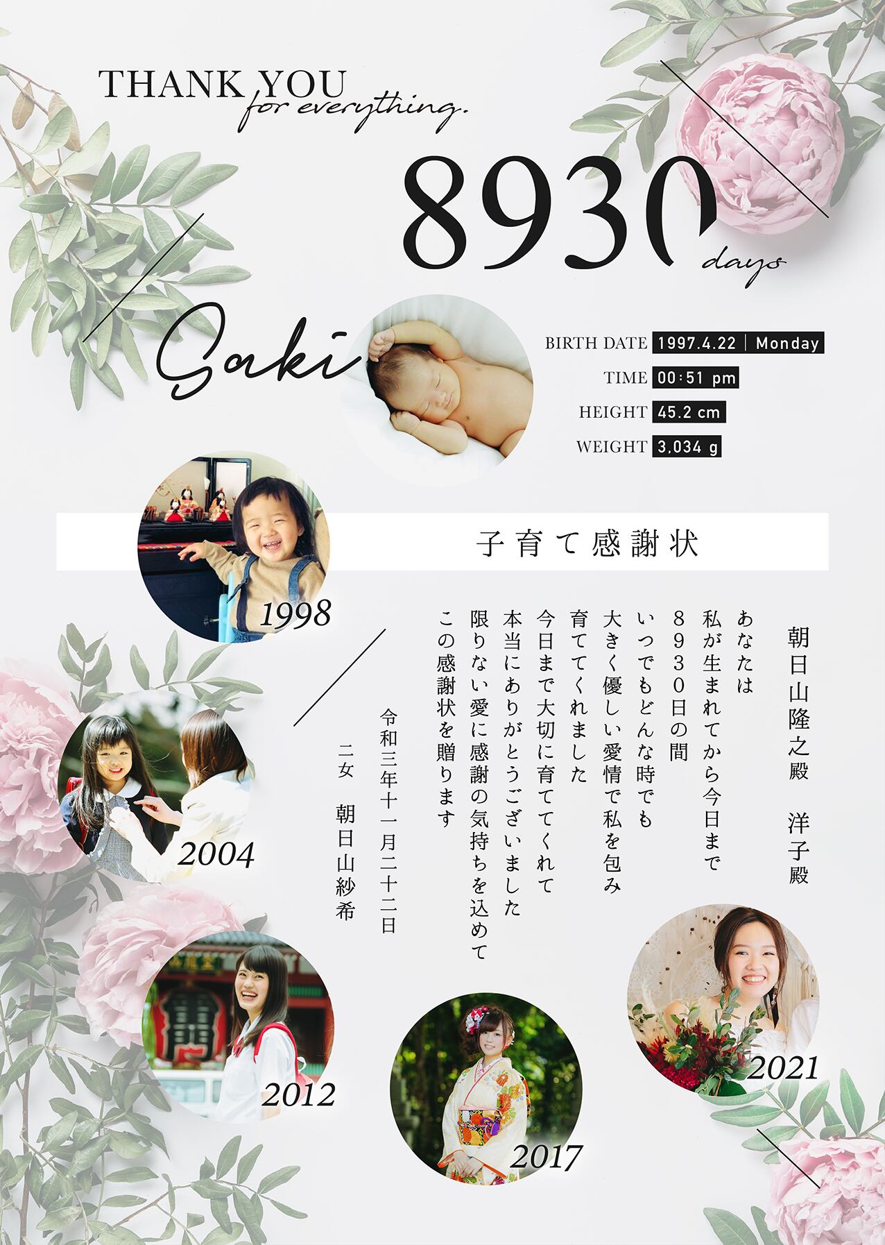 子育て感謝状 デザインデータ作成 Lgs Layers Graphics Studio 子育て感謝状 デザインデータ作成 Lgs Layers Graphics Studio