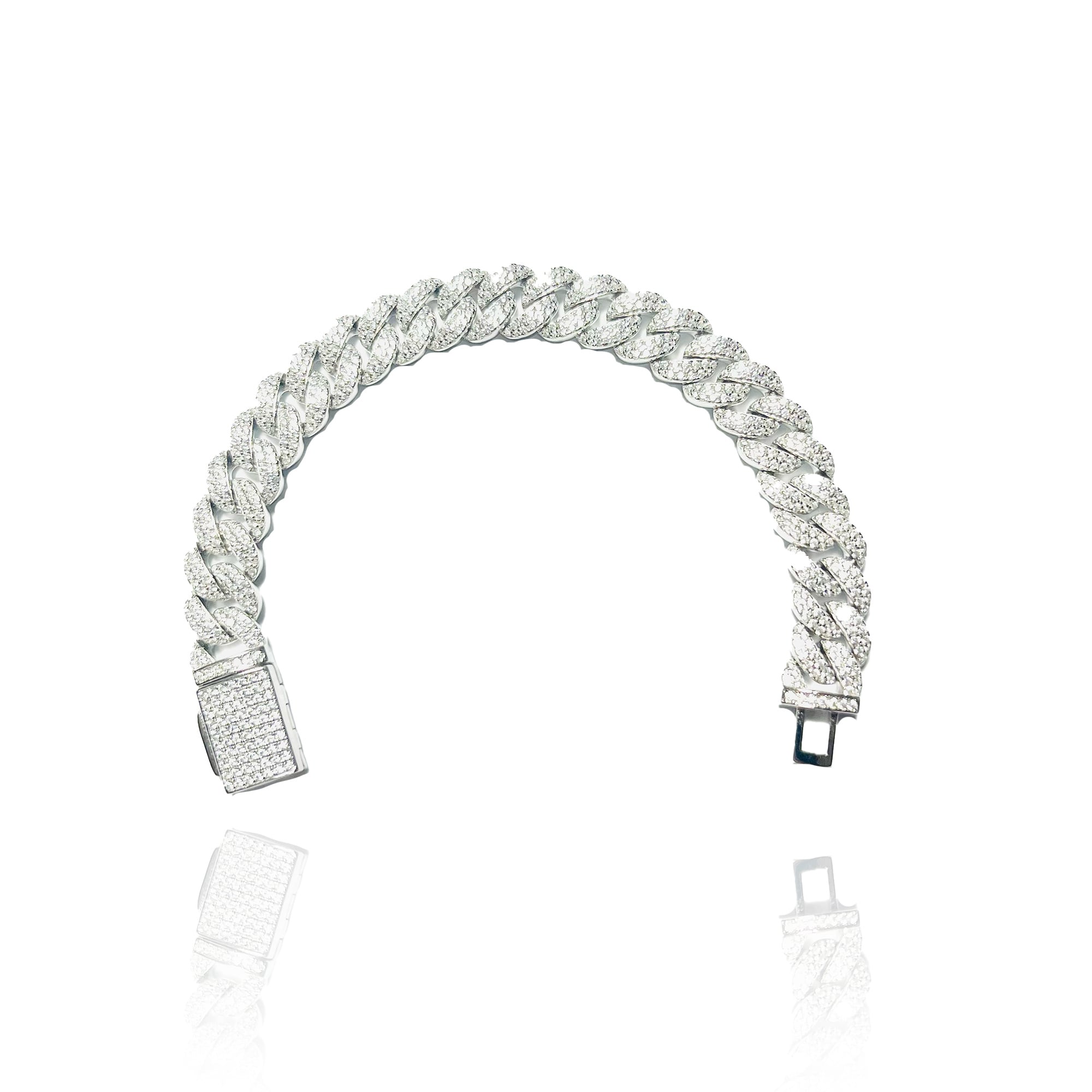 silver925 ICE chainブレスレット【シルバー】 | StoneJewelry