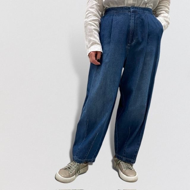 cafune denim curve pants