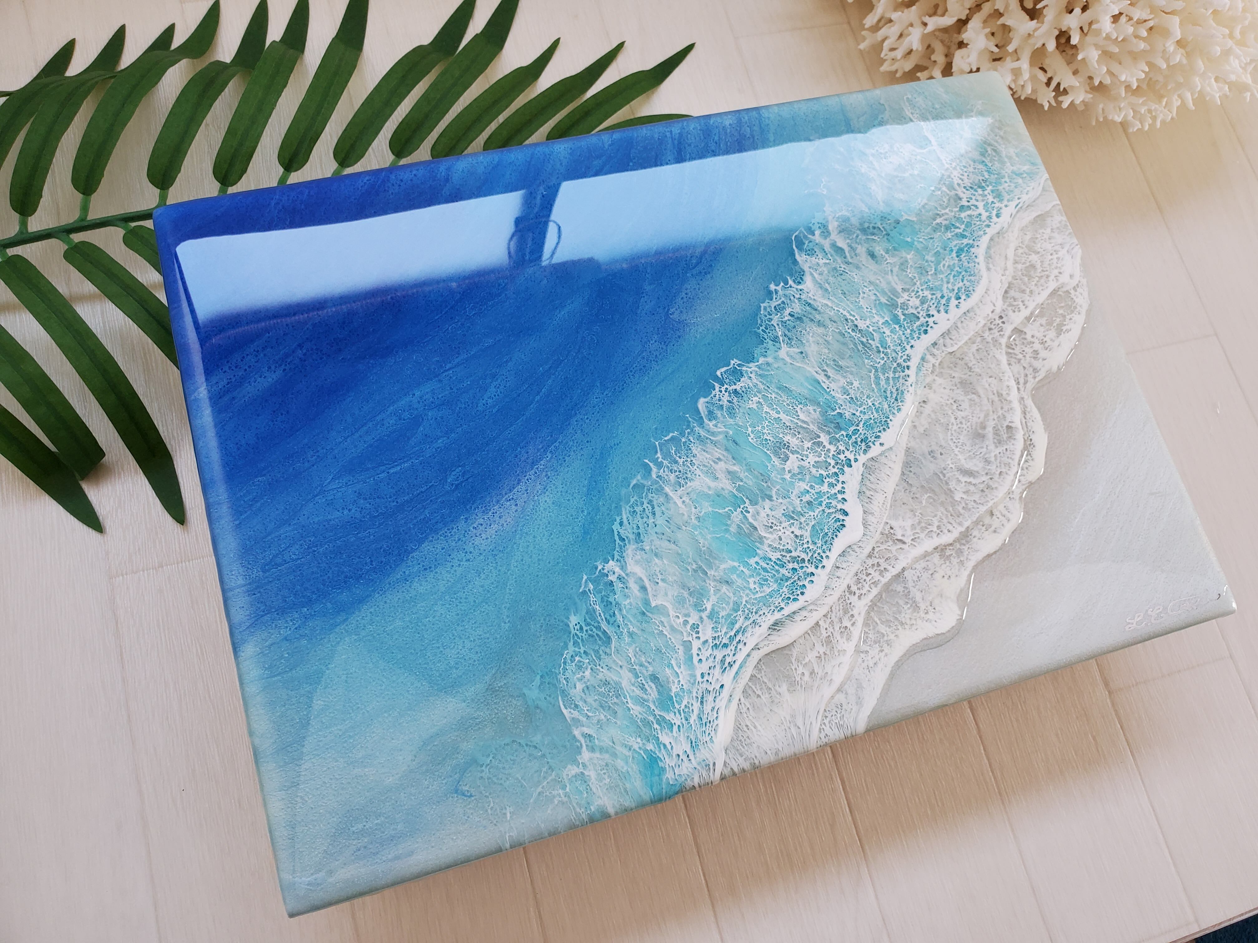 108.オーシャンレジンアート 4wave