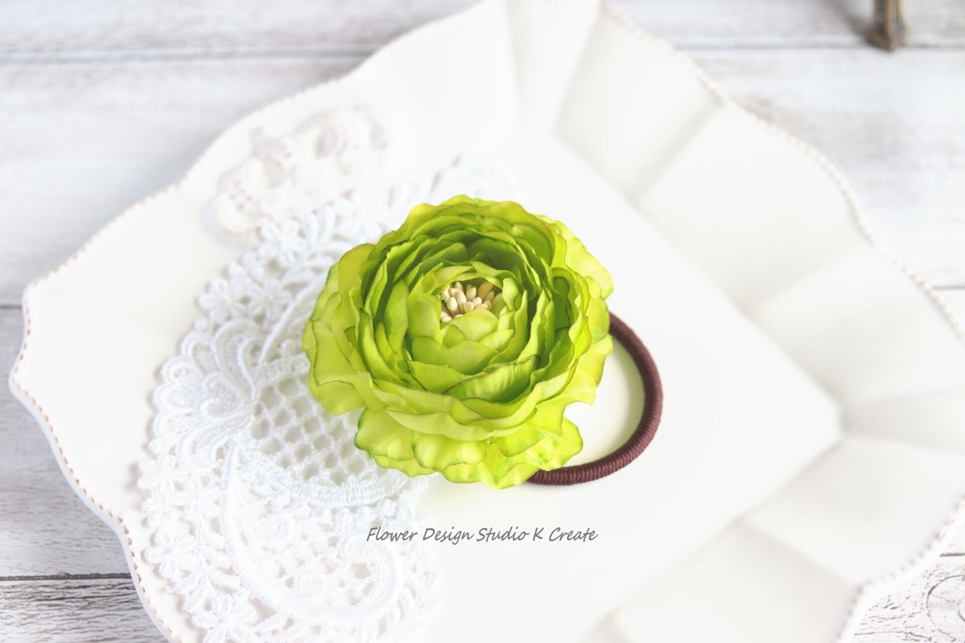 Green×Flowerヘアゴム❁✿✾ Green×Flowerヘアゴム❁✿✾