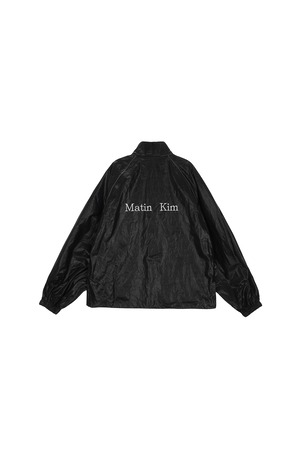 [Matin Kim] MATIN KIM LOGO COATING JUMPER IN BLACK 正規品 韓国ブランド 韓国通販 韓国代行 韓国ファッション マーティンキム matinkim 日本 店舗