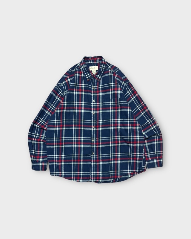 【VINTAGE】1990’s “Eddie Bauer” Flannel Check Shirt