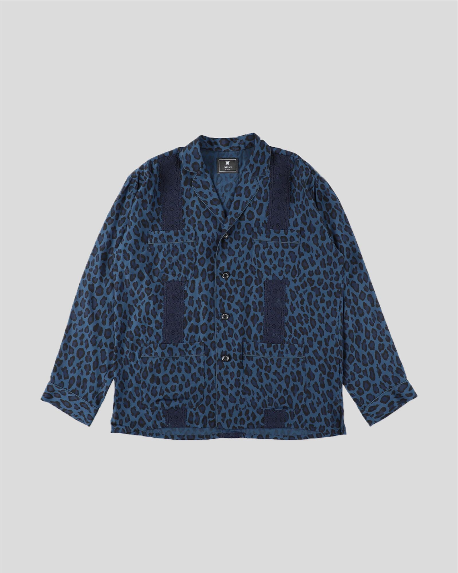 LP LEOPARD SLEEPING SHIRTS NAVY