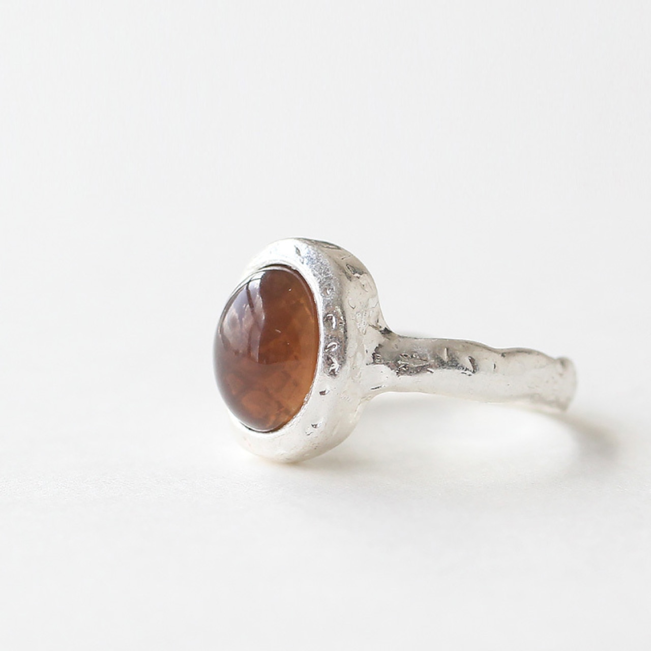 【ネコポス便】マットアクリルデザインリング 0909