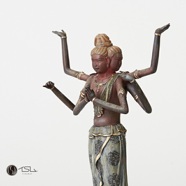 阿修羅像(台座付)  イスム仏像フィギュア  TanaCOCORO[掌]【 仏像 フィギュア 模型 縁起物 イスム isumu イSム TanaCOCORO アシュラ 阿修羅 】